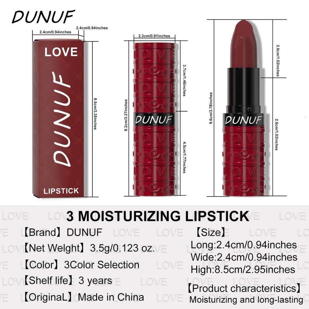 Moisturizing Gloss Non-sticky Reduce Lip Lines Brown Red Nude Lipstick Perfect Choice For Winter Z260310