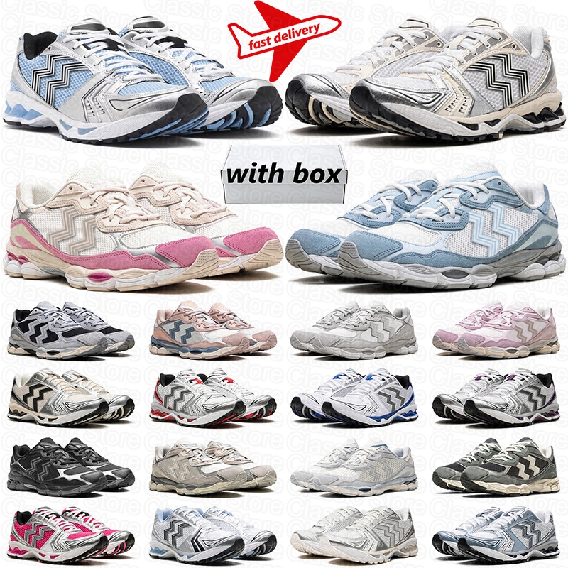 free shipping with box designer running shoes school daily outfit sneakers mens womens runner White Midnight Blue Pink outdoor trainers sports