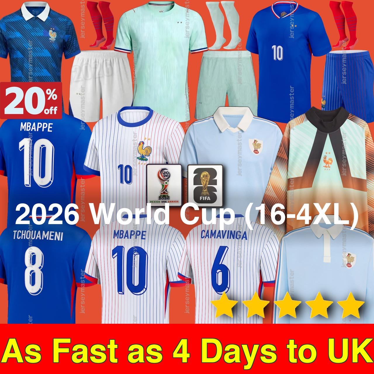 french soccer jersey 25 26 MBAPPE BARCOLA OLISE EKITIKE 2025 2026 DEMBELE Maillots de football shirt equipement de foot Men kids kit enfants France 120TH RUGBY