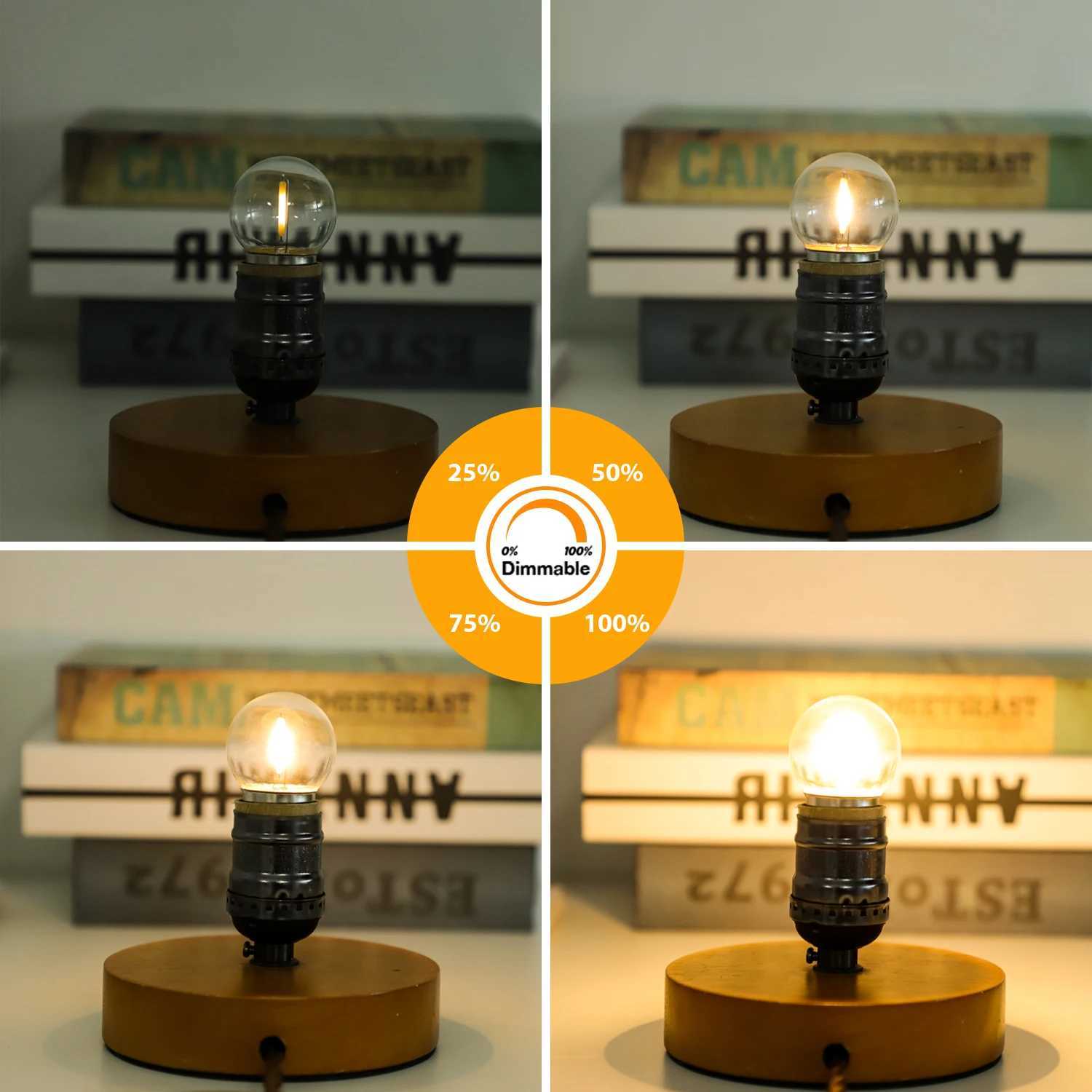 Genixgreen G40 Low Wattage Night Light Bulbs Dimmable E27 220V 2700K 1W Equal 10 Watt Incandescent Bulb For Bedroom Home Decor H260310