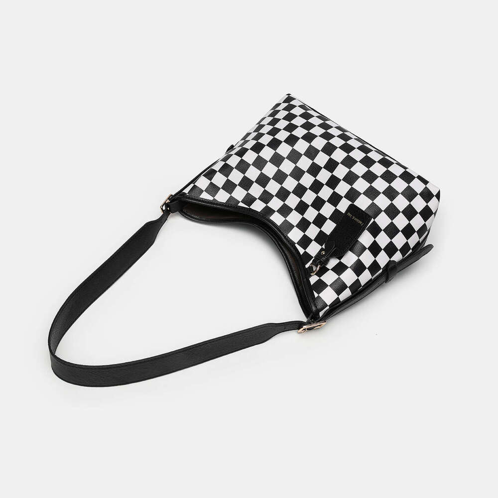 New printed tote large-capacity shoulder underarm bag, autumn and winter high-end commuter bag for women