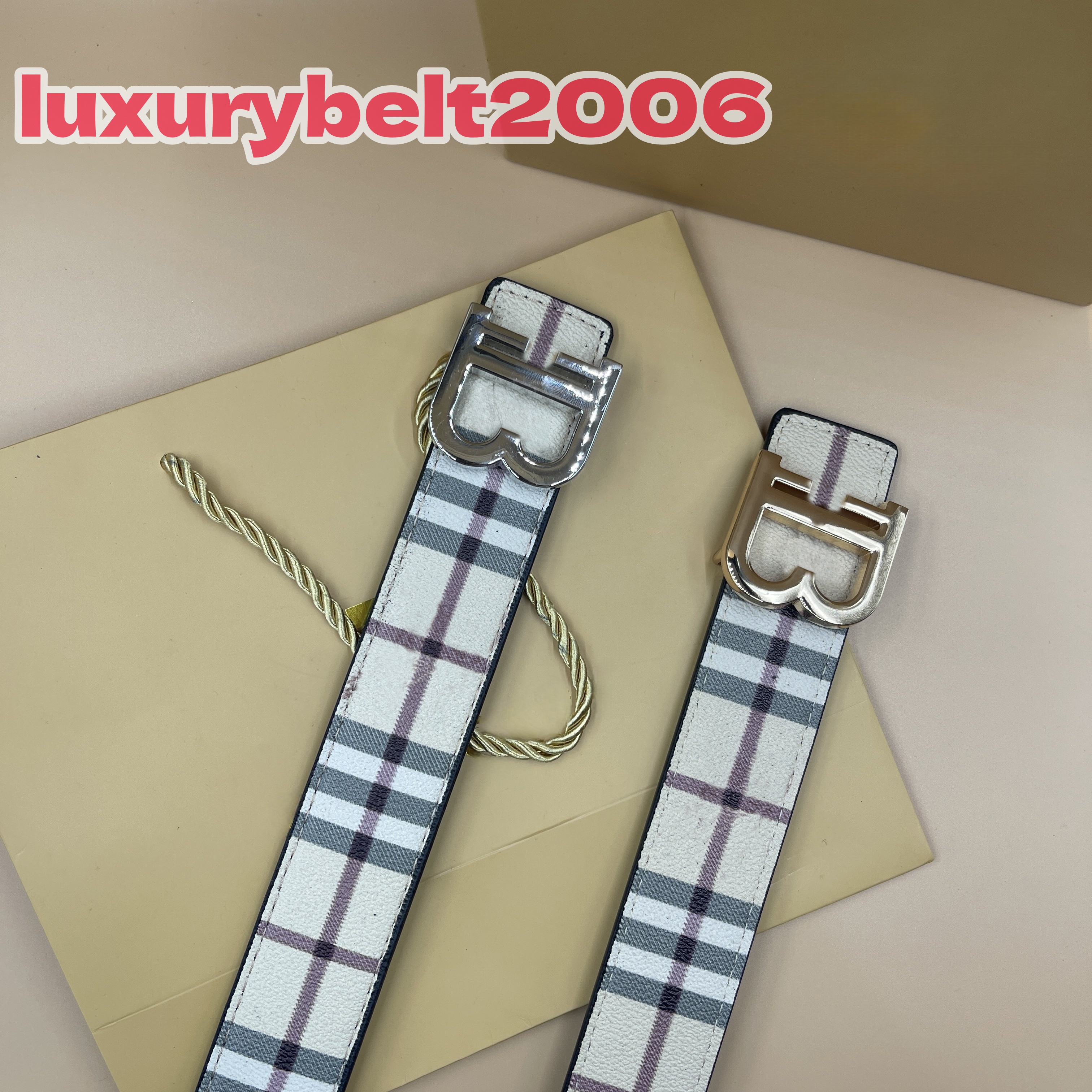 designer belt Premium Men's Inner Wear Two-Layer Cowhide TB Business Casual Versatile High-End Genuine Leather Waist Belt Manufacturer