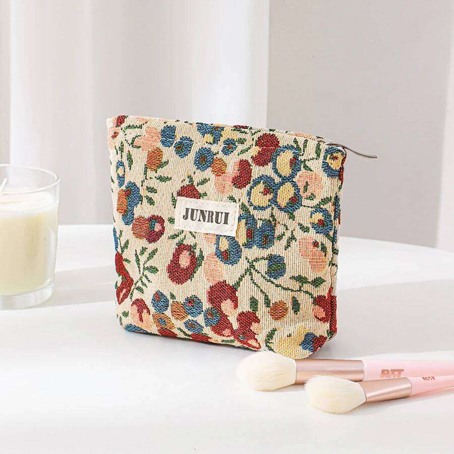 Women's cosmetic large capacity Chinese style flower travel portable toiletry bag, commuter storage bag XJ260310