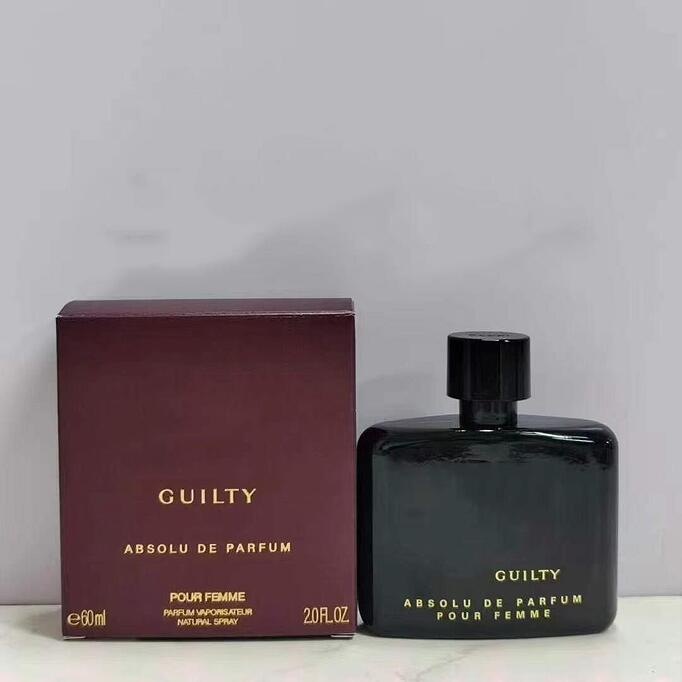 Designer Parfum 60ml Guilty Perfume Elixir Absolu Parfums Men Woman Fragrance Pour Femme Homme Cologne Long Lasting Smell EDP Brand Perfumes Spray High Quality