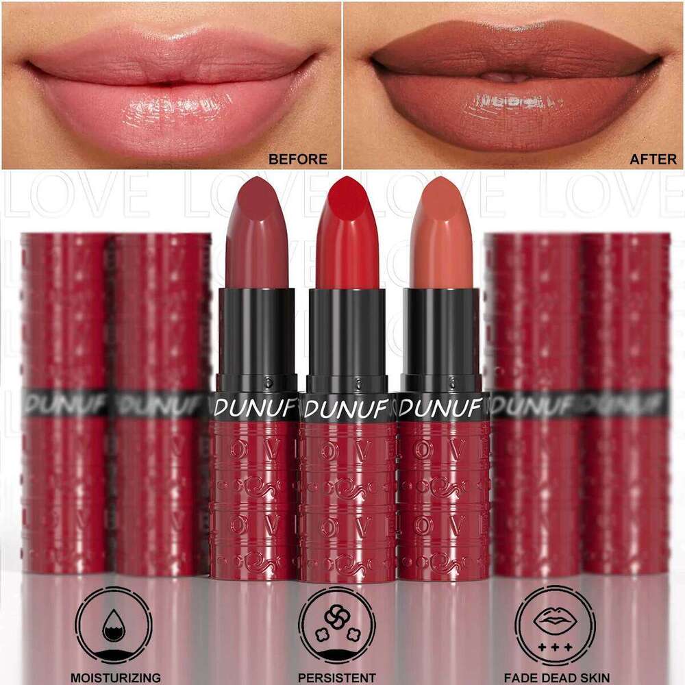 Moisturizing Gloss Non-sticky Reduce Lip Lines Brown Red Nude Lipstick Perfect Choice For Winter Z260310