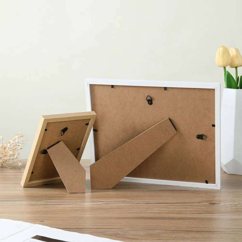 Wooden Wall Hanging 10X15 15X20 20X25cm A4 Wood Picture Frame Stand For Pictures Photo Decor Commemorative Gift H260310 - view 6
