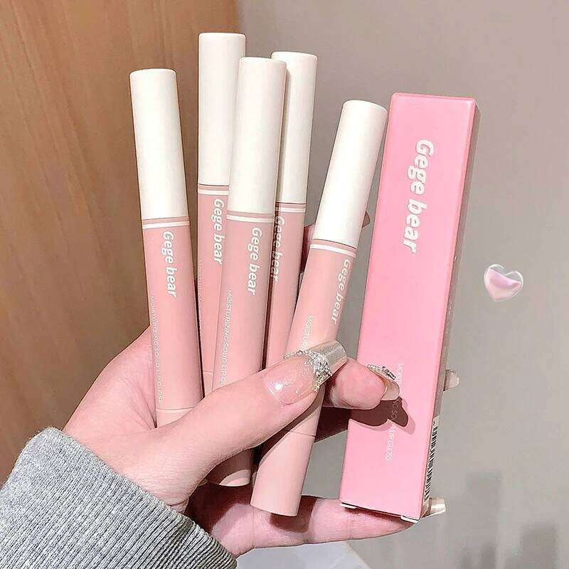 Gege Bear Glaze lipstick, Moisturizing, Mirror Effect Color, Long-Lasting color, Not Easy To Stick Lip Gloss Z260310