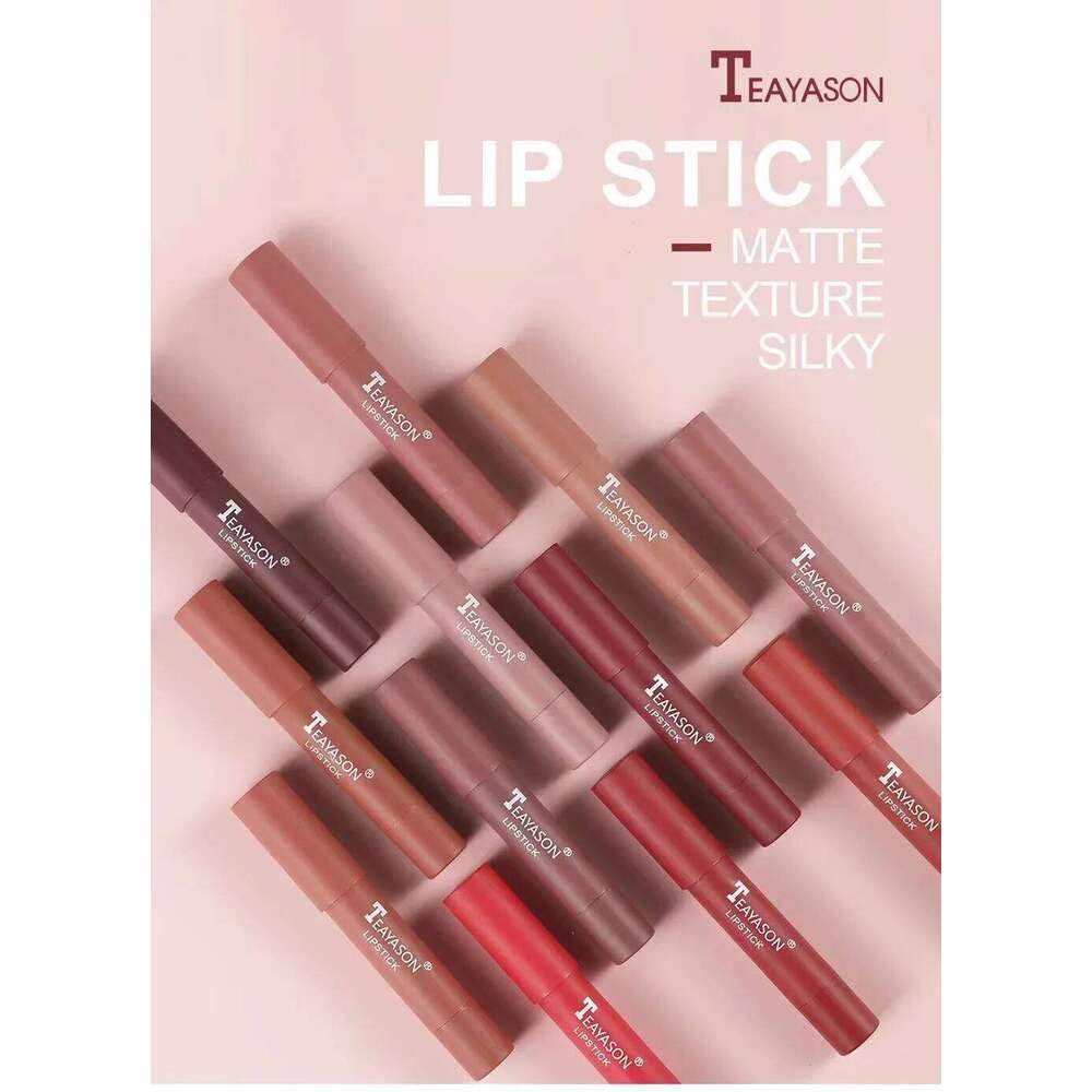 3PCS/SET Moisturizer Lipstick Pencil Pigments Waterproof Long Lasting Velvet Matte Cosmetic Makeup Lip stick Pen Z260310