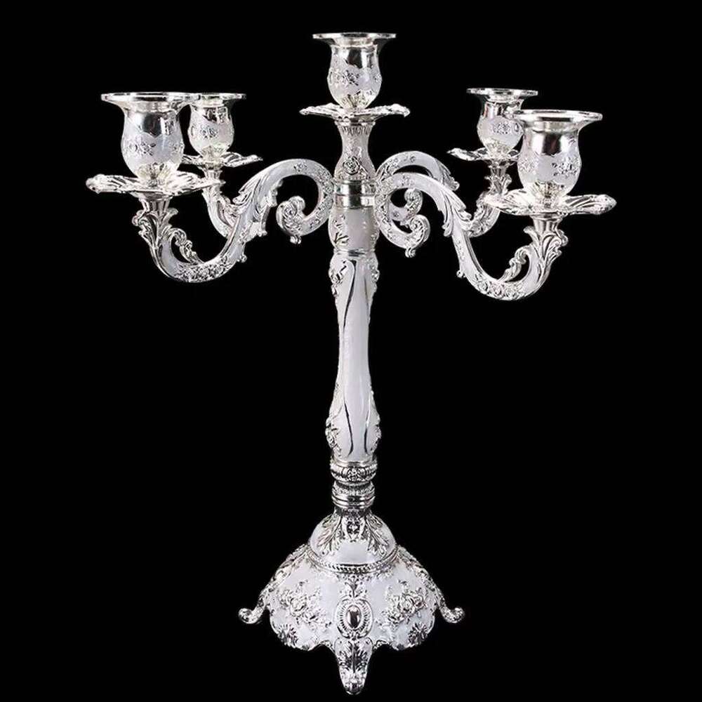 Candlestick 3/5 Head Wedding Pillar Candle Holder Romantic Candelabra H260310