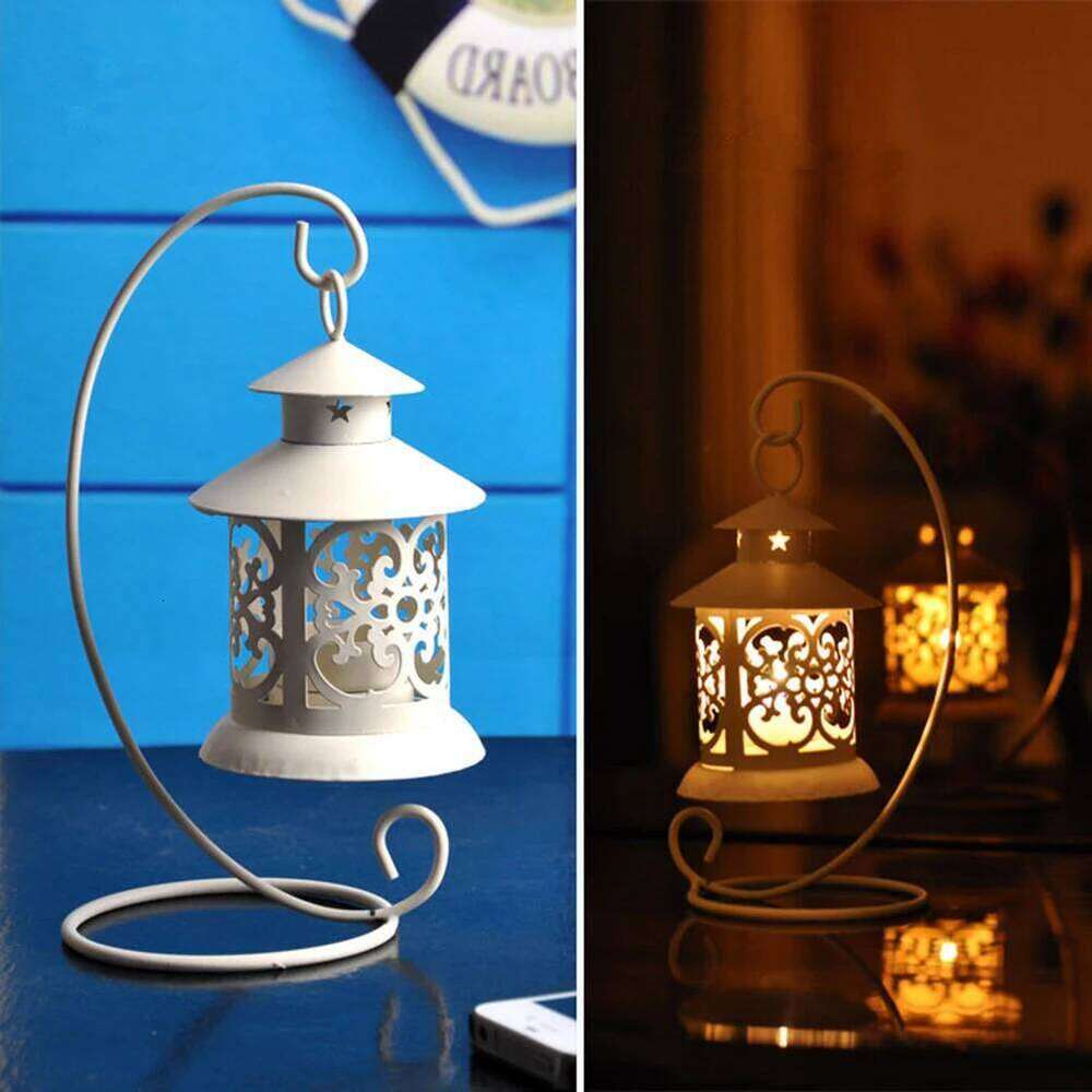 Creative Candelabros Hollow Hanging Birdcage Candle Holder Candlestick Iron Art Lantern Tabletop Garden Home Wedding Party Decor H260310