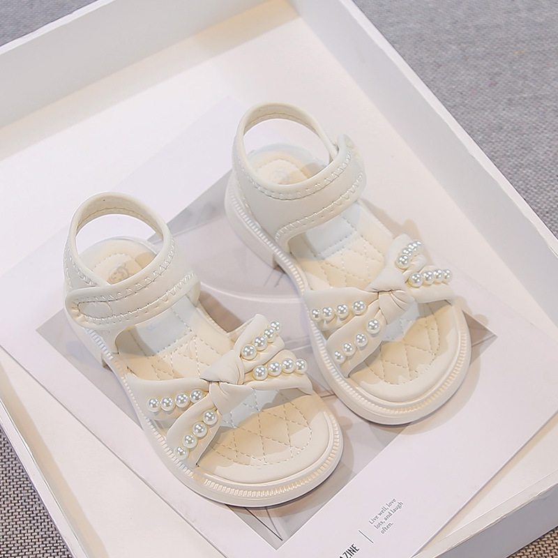 Free shipping Hot Sale Girls Summer Sandals Toddler Kids Soft Bottom Non-slip Outdoor Beach Shoes Size26-36