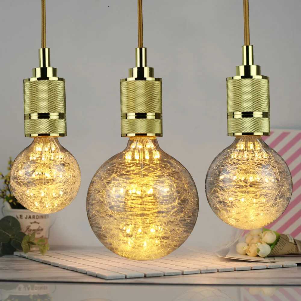 TIANFAN Vintage Led Bulb Starry Firework Edison Bulb G80 G95 G125 3W Not Dimmable 2200Kelvin Super Warm Decorative Light Bulbs H260310
