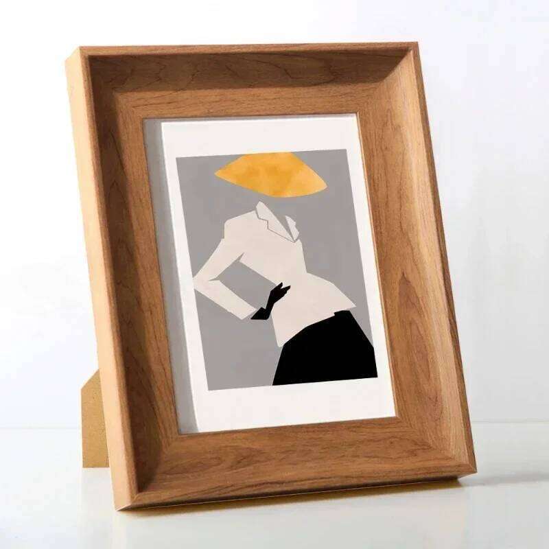 Wooden Photo Frame 5/6/7/8/10 Inch A4 Size Wood Photograph for Family Lovers Display Personalize Picture Festival Decoration H260310 - view 3