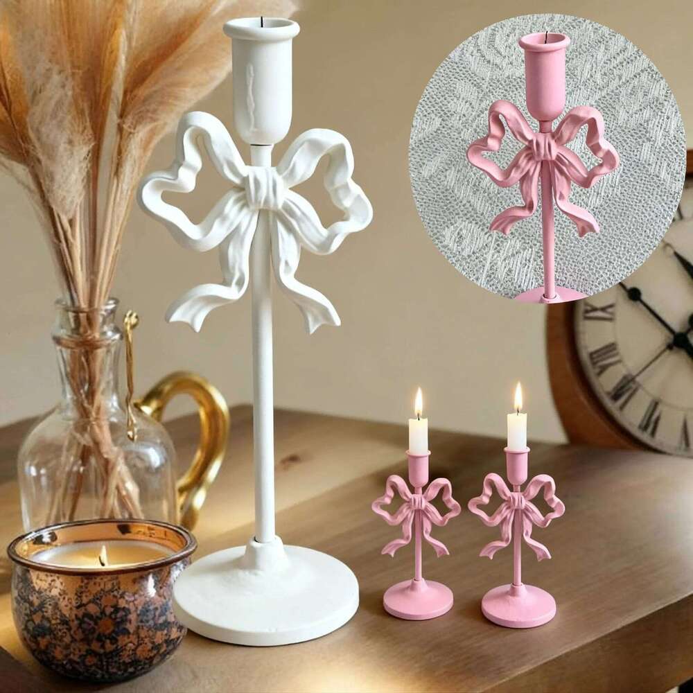 New French Retro Romantic Candle Holder Suitable For Window Display Dining Table Decoration Photography Props Sturdy And Durable H260310