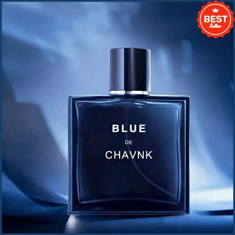 Blue de Chavnk Inspired Perfume for Men, 100ML Original Woody Aromatic & Fresh Citrus Fragrance, Long Lasting Versatile Scent Z260311