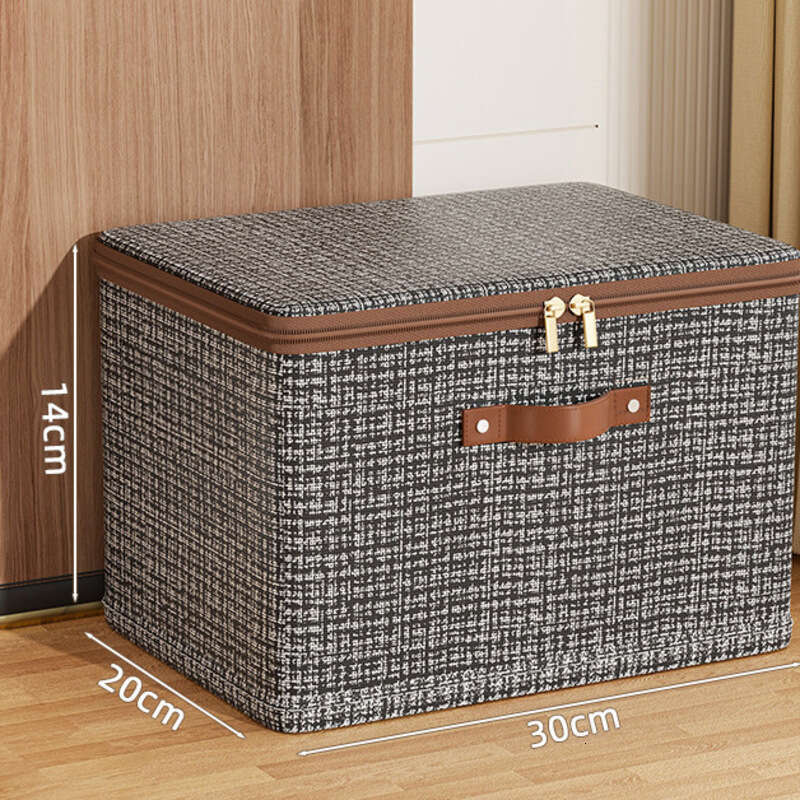 Home Organization Wardrobe Clothing Organizer Large Capacity Storage Box Zipper Closure Moisture-Proof Multiple Specifications for Student Dormitory