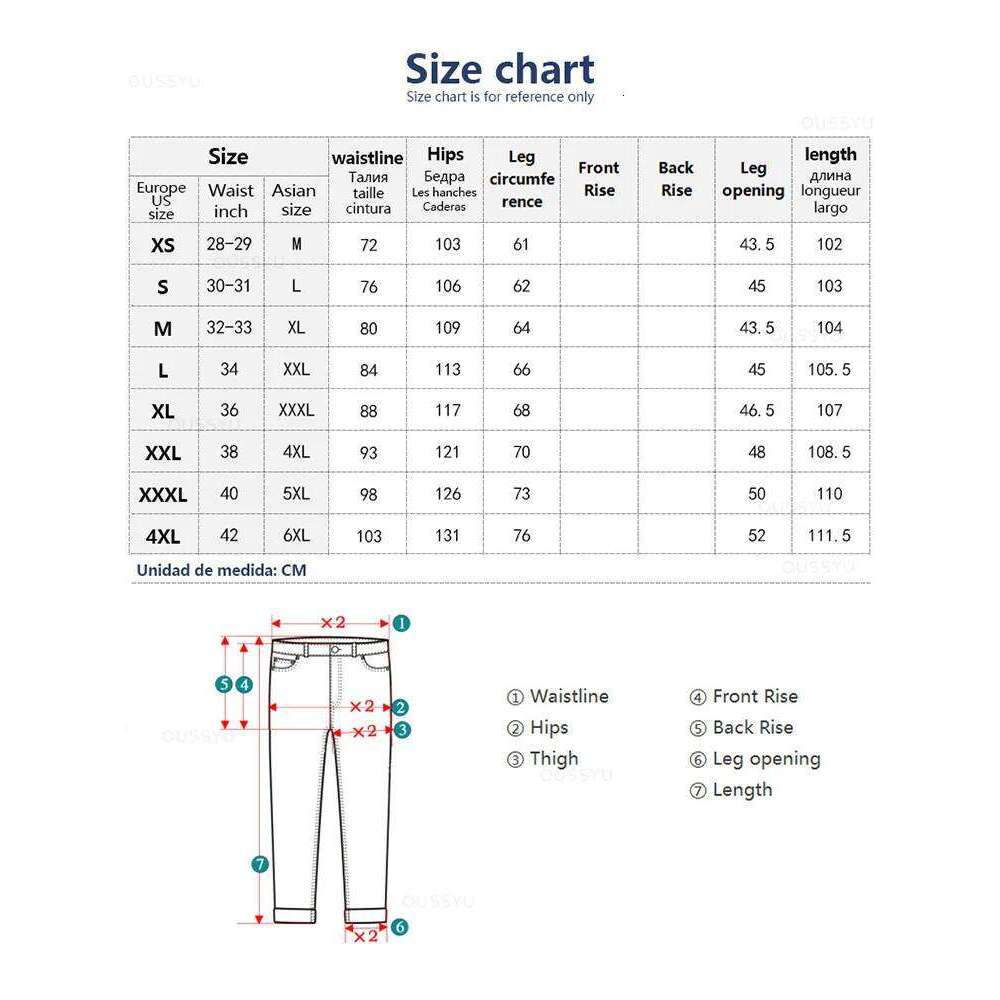 OUSSYU Brand Clothing Fashion Side Wrinkles Jeans Men Baggy Denim Pants Jogger Work Wide Leg Blue Trousers Male Large Size 5XL Z260225