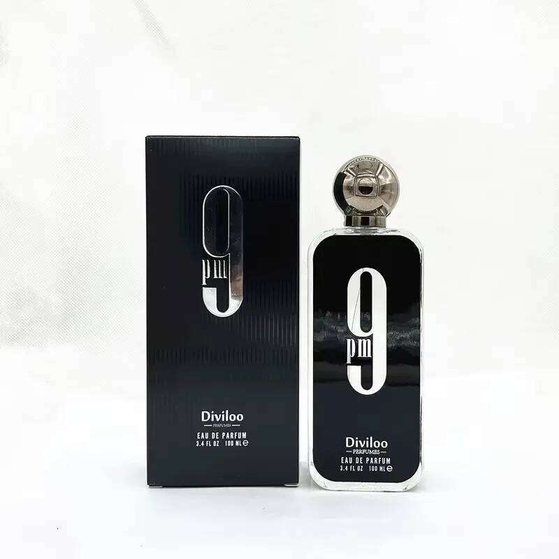 100ml/ 3.4oz 9pm 9am Men's Perfume Light Fragrance Women's Unisex Parfum Long Lasting Charming Charm Gift Z260311
