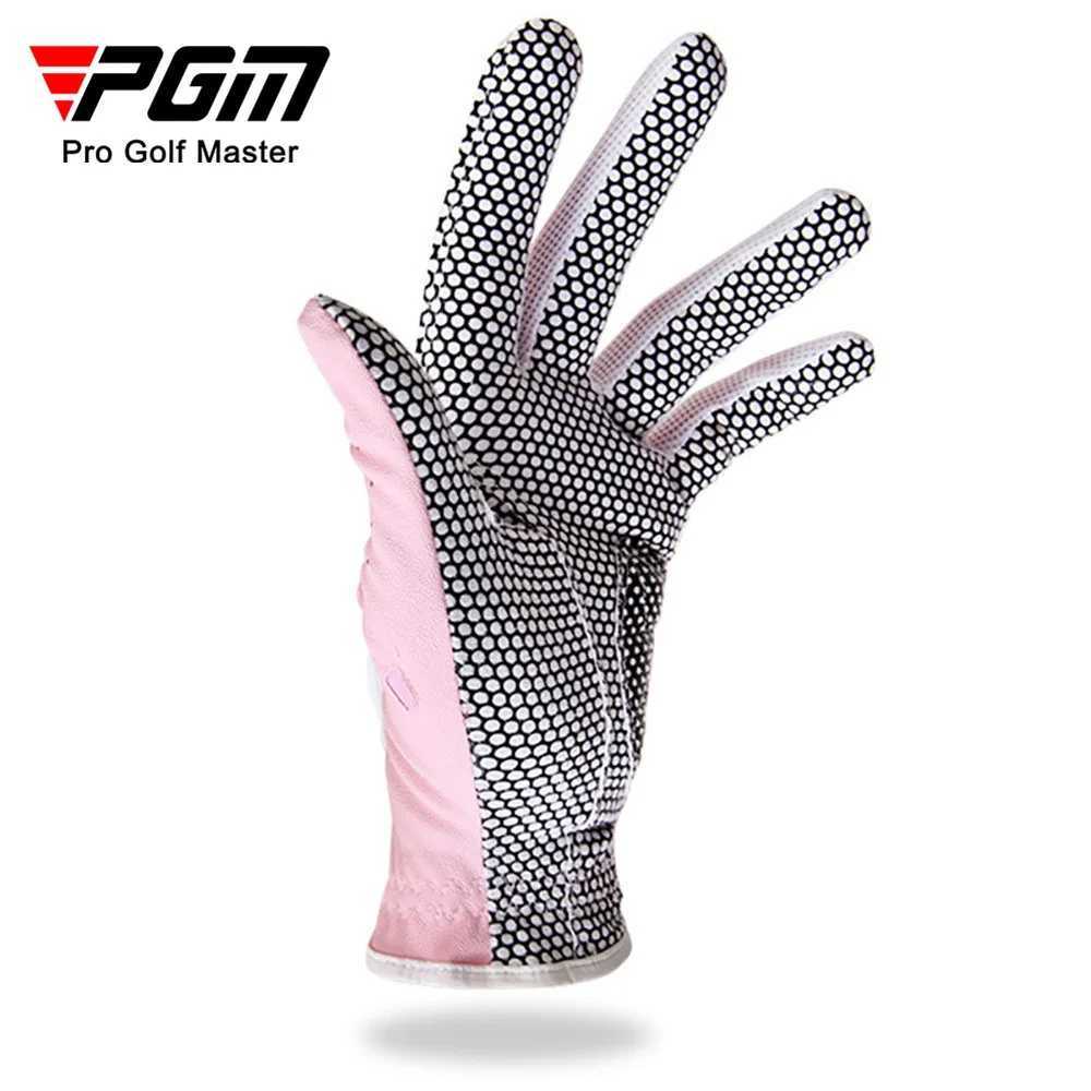 PGM Womens Gloves 1 Pair Soft Breathable PU Leather Non Slip Particles Outdoor Sports ST020 M260311