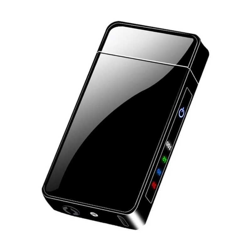 Electricity Gas General Torch Lighter Rechargeable Dual Arc Windproof Lighter Cool Gadget Gifts For Smokers No Gas N260311