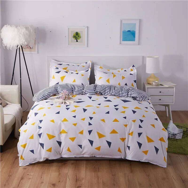 Cute Cartoon Print Duvet 220x240 Lovely Pattern Adults Kids Quilt Cover AB Double-sided Comforter Covers No Pillow Cases H260311