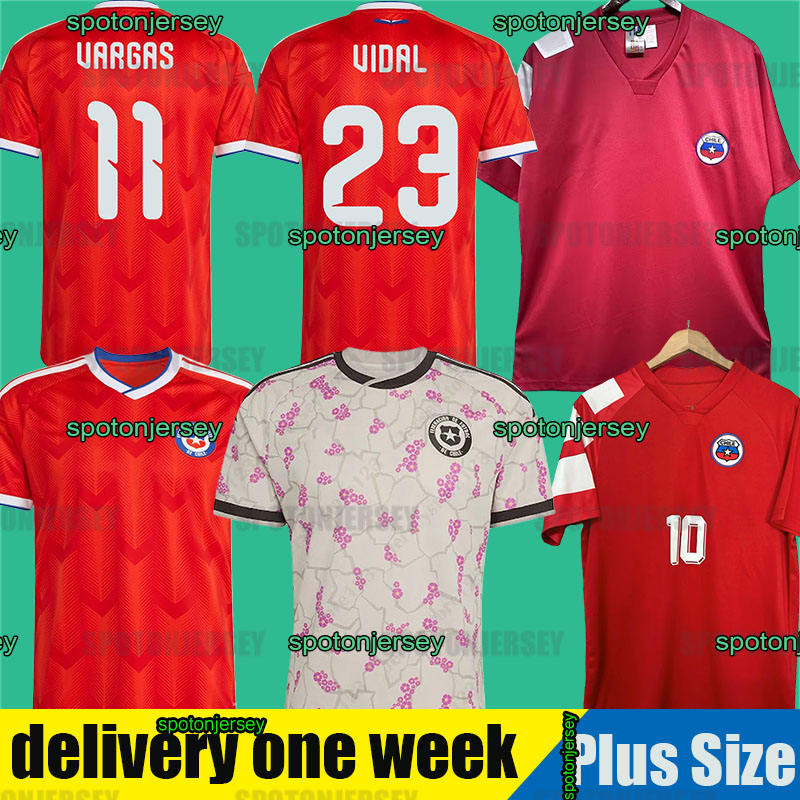 Chile 2026 World Cup Soccer jerseys ALEXIS VARGA VIDAL MARCELINO SALAS WILLIAMS ZAMORANO Football Shirt 26 27 Chile Fans Player Men Kids uniforms