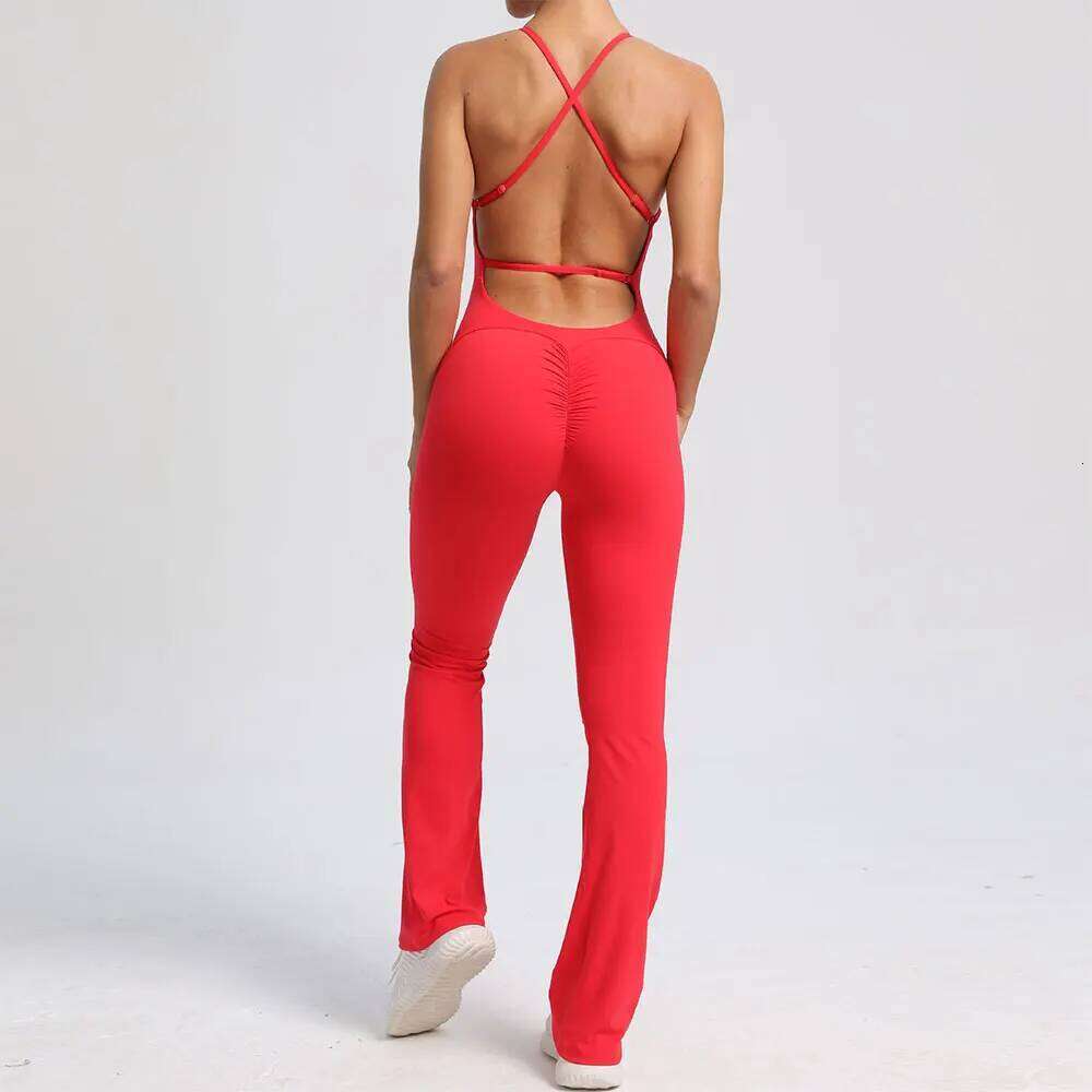 Sexy Bodysuit Clothes Women V- Sportswear Gym Jersey Camping One-piece Training Yoga Suit 26H0311