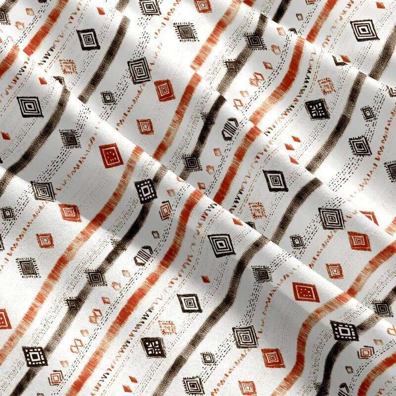 3pcs Polyester Printed Frosted Fitted Sheet Bed Set King Size Home Grid Mattress Cover And Pillowcase H260311 - view 7