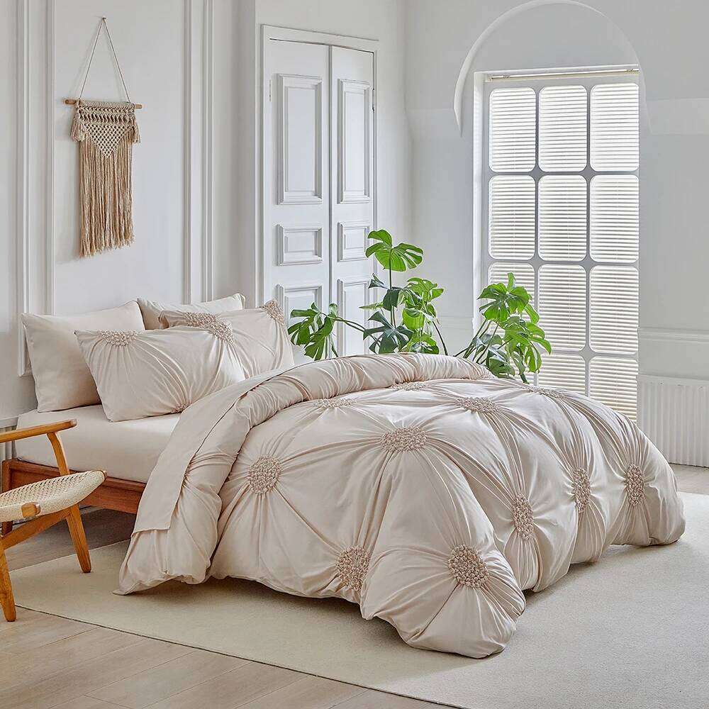 Duvet Bedding Set Twin Full Queen King Size 135x200 Quilt Cover 240x220 Double Single Floral Folded Bed Linen 200x200 H260311