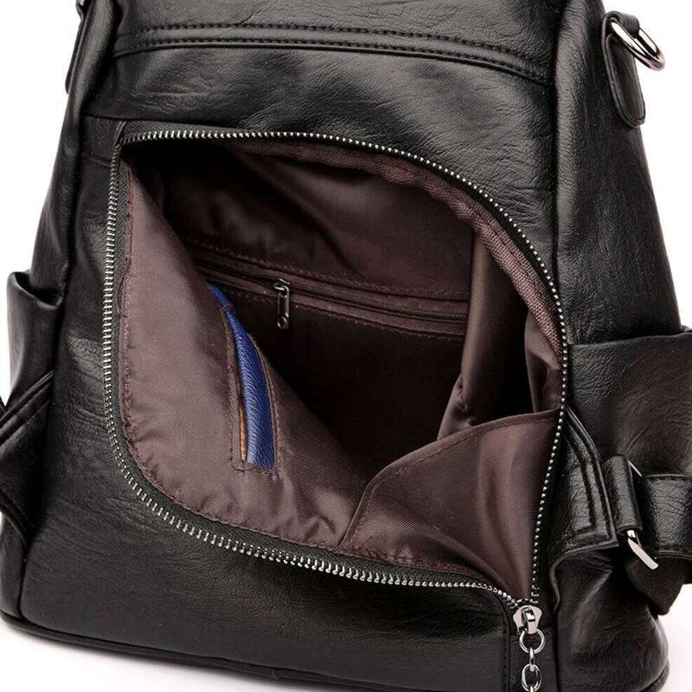 TAURUSCIAGA Women's Waterproof Anti Theft Leather Backpack Girls Shoulder Bags Multifunctional Large Capacity Travel Mochilas Niche portable back