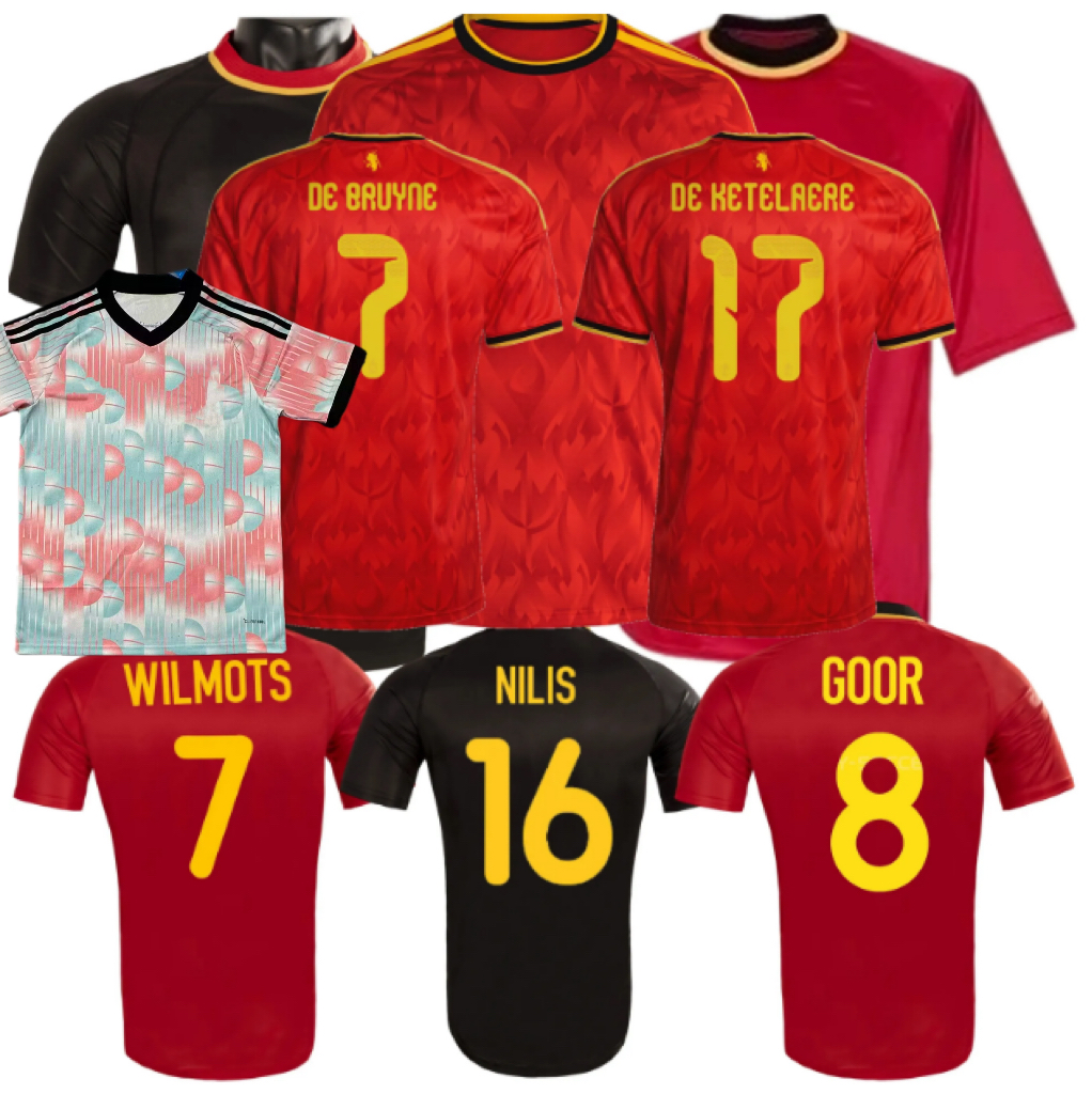 2026 2027 BelGium national team Soccer Jerseys DE BRUYNE TROSSARD hazard LUKAKU COURTOIS TIELEMANS 26 27 KOMPANY Fans Player version men kids football shirt