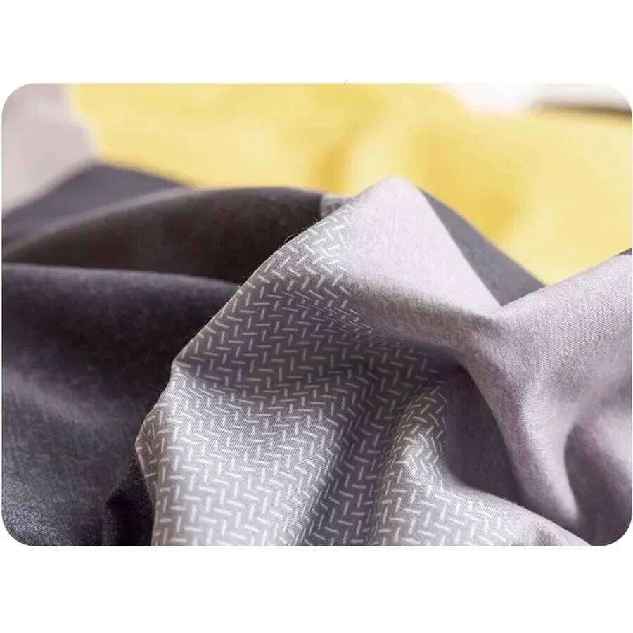 Geometry printed flat sheet set couple 2 people super cozy bed bedsheet single double queen king size H260311