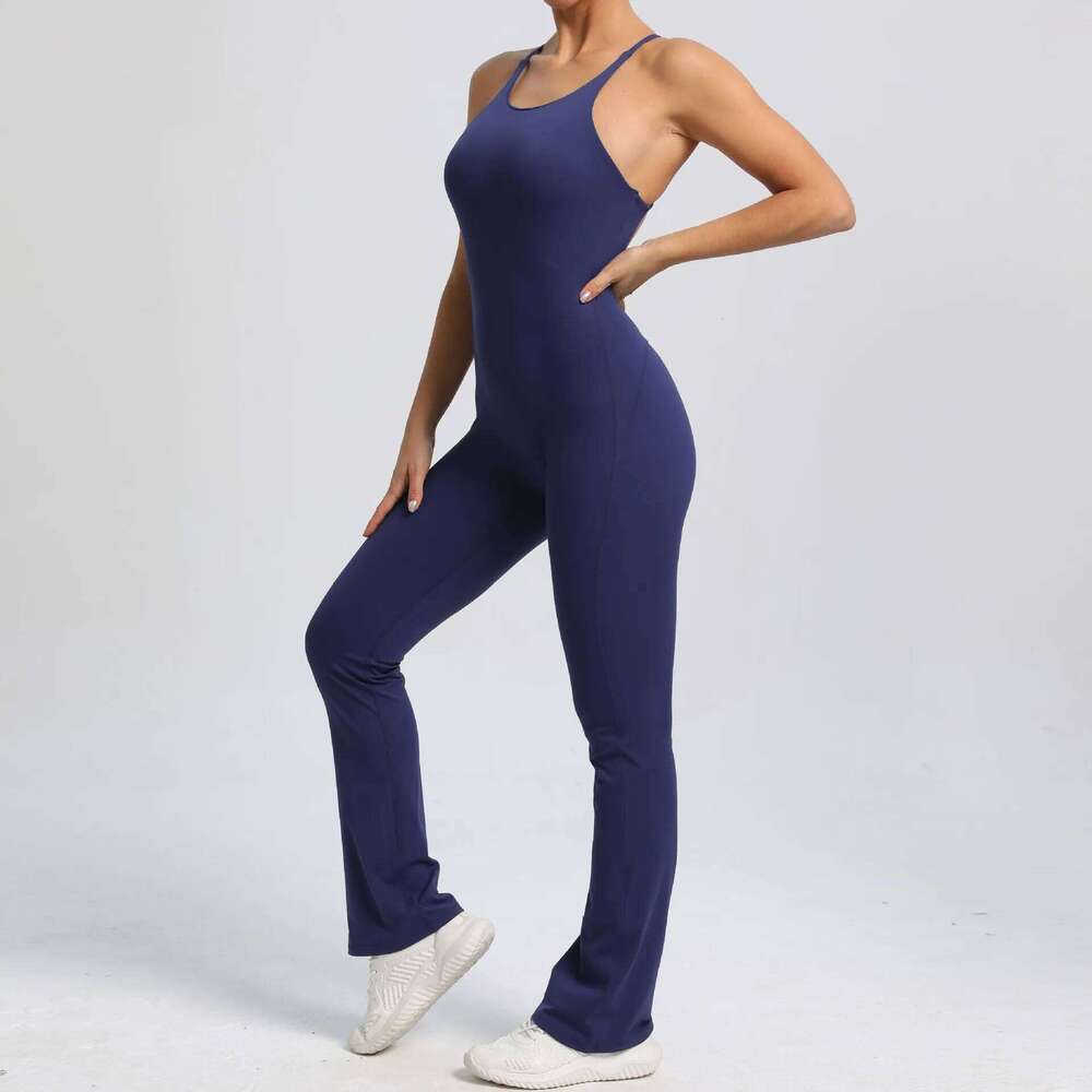 Sexy Bodysuit Clothes Women V- Sportswear Gym Jersey Camping One-piece Training Yoga Suit 26H0311
