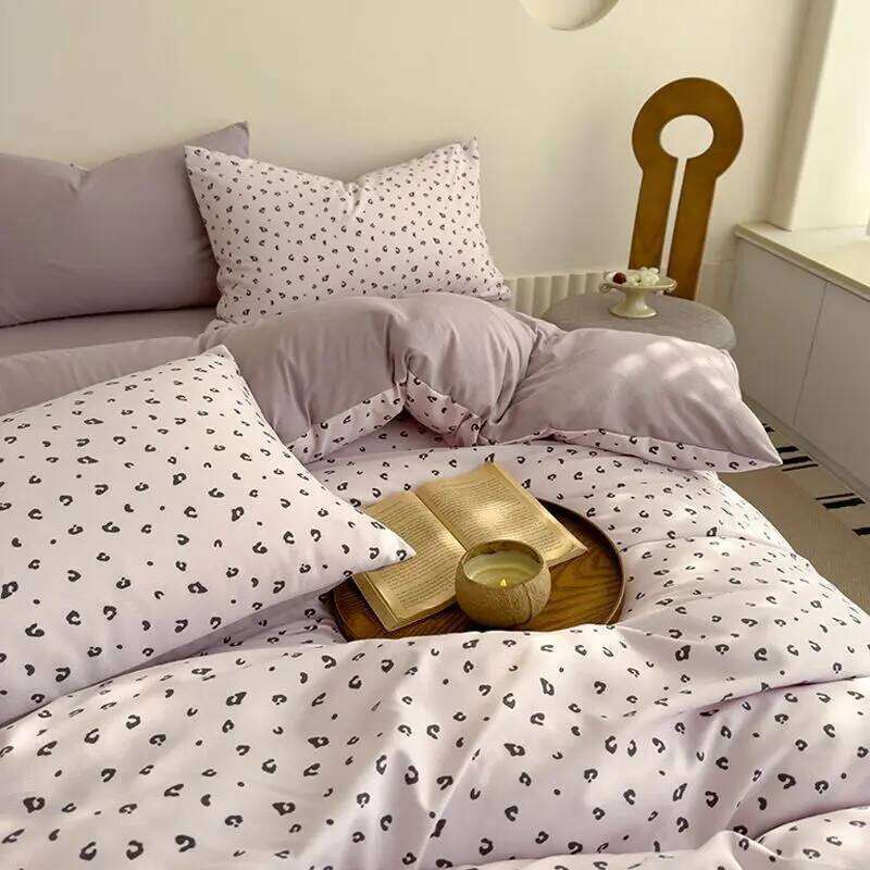 Cute Cartoon Bedding Set Kids Adult Favorite Duvet Cover Pillowcase Sheet Single Full Size Queen Girls Boys Bed Linens H260311 - view 6