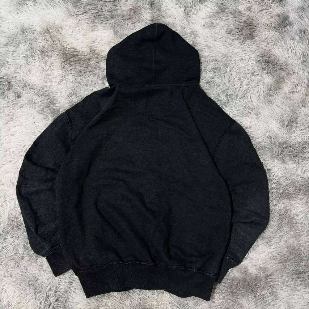Harajuku Y2K New Fleece Thickened Goth Print Zipper Women Street Hip Hop Joker Loose Sweatshirt Couple Casual Punk Hoodie 26H0311