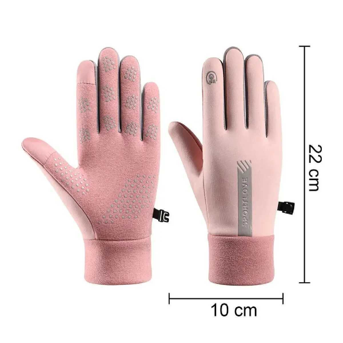 Women and Men Winter Sports Warm Gloves Waterproof and Anti Slip Cycling Gloves Wind and Cold Resistant Outdoor Activity M260311