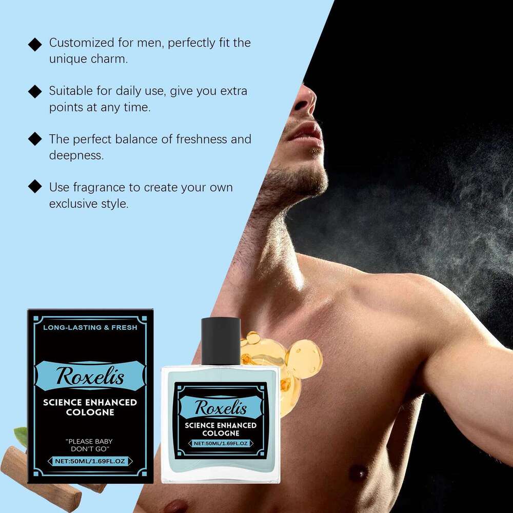 Roxelis 50ml Pheromone Cologne Mist Men Long Lasting Gentleman Charming Scent Refreshing Couple Dating Glamour Perfume Z260311