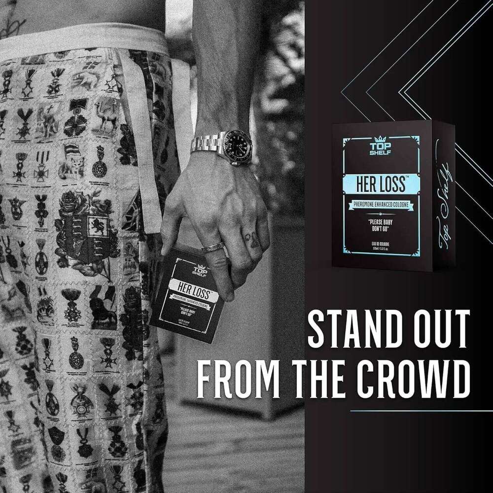 50ml Her Loss Men Perfume Long-Lasting Cologne Raw Attraction & Confidence Lasting Glamour Awaken Scent Eau De Toilette Z260311