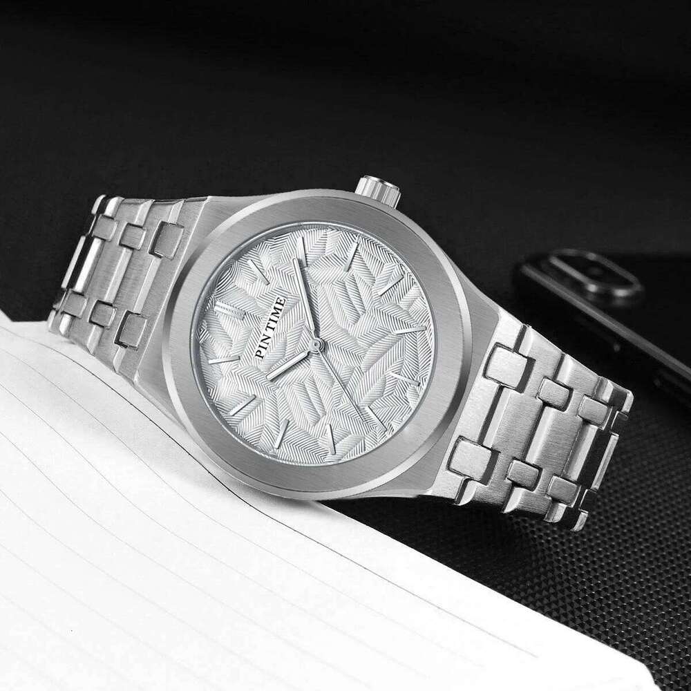 for Men Original Top Brand Trendy Alloy Steel Indian Ocean Leaf Wind Waterproof Quartz Men's Watch