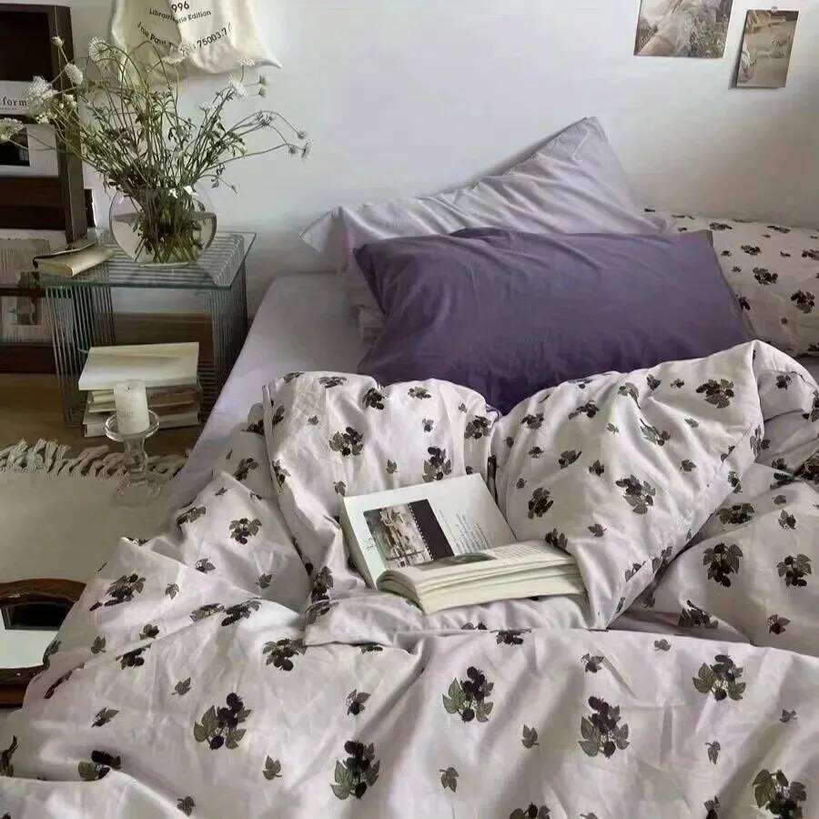 Korean Style Bedding Set Boys Girls Twin Queen Size Duvet Cover Flat Sheet Pillowcase Bed Linens Kids Adult Fashion Home Textile H260311 - view 7