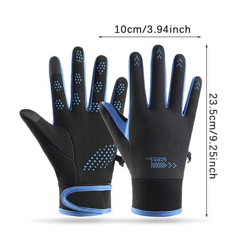 New Motorcycle Gloves Protective Gear Racing Gloves Anti-slip Waterproof Windproof Touchscreen Winter Warm Full Finger Gloves M260311