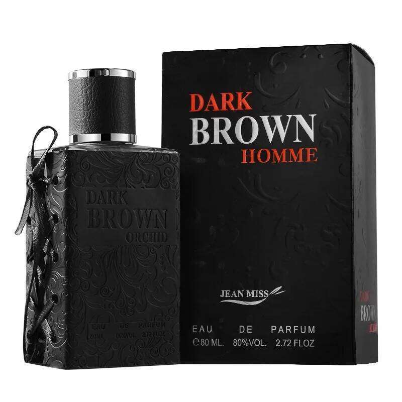 80ml DARK BROWN ORCHID EAU DE PARFUM Retro Gentleman Whiskey Pheromone Perfume Glamour Fragrance Body Spray for Men Women Z260311