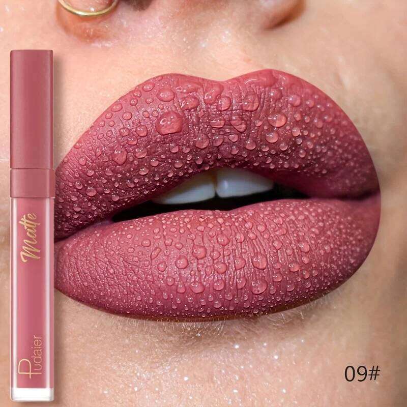 Long Lasting Velvet Glaze Matte Finish Waterproof, Smudgeproof, Lipstick suitable for multiple scenes, Everyday Lip Color W260311