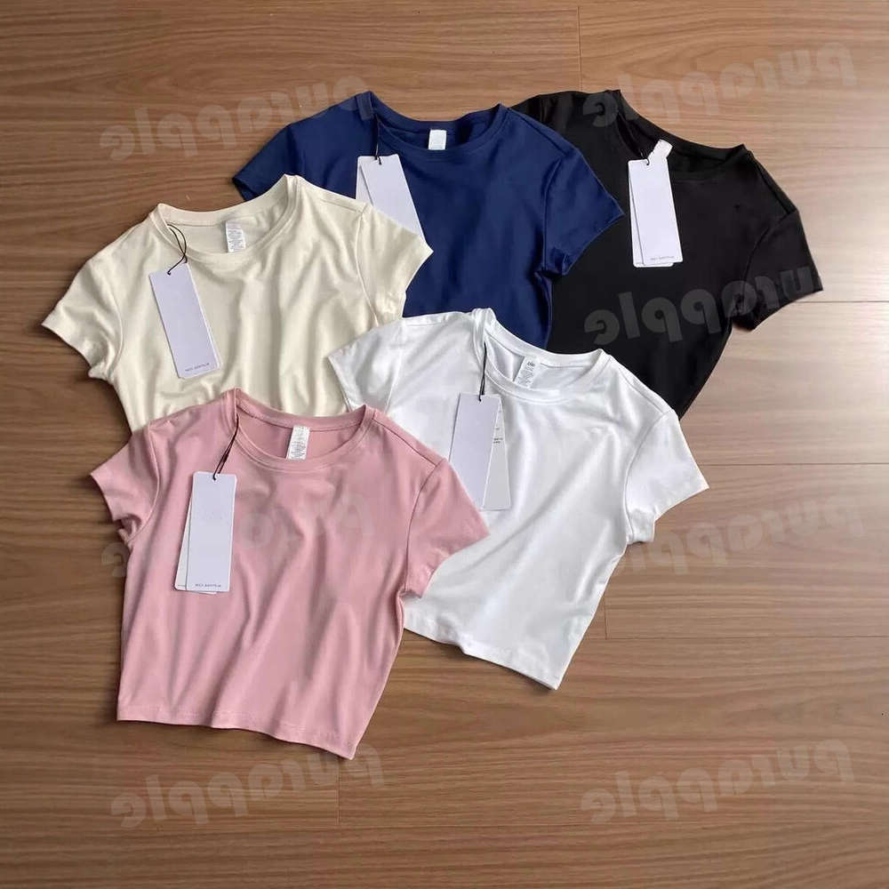 Slim Aloismness Yoga sets Training Sporty Short Sleeve Aloismness sets women clothes sets T-Shirt Women Summer Tops Shirt Aloismness sets women clothes sexy