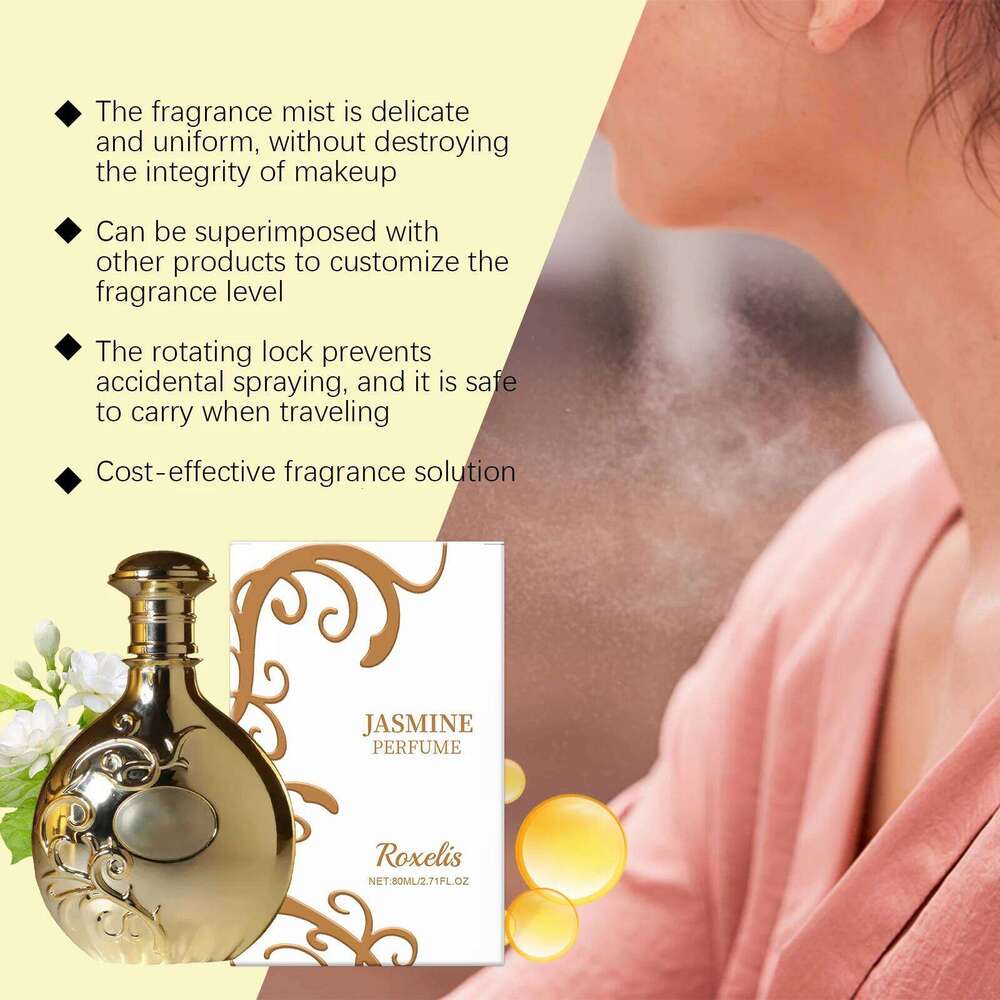 Selling Jasmine Perfume for Women Eau De Toilette Fresh Elegant Sweet Floral Scent Long Lasting Fragrance Date Romantic Gift Z260311
