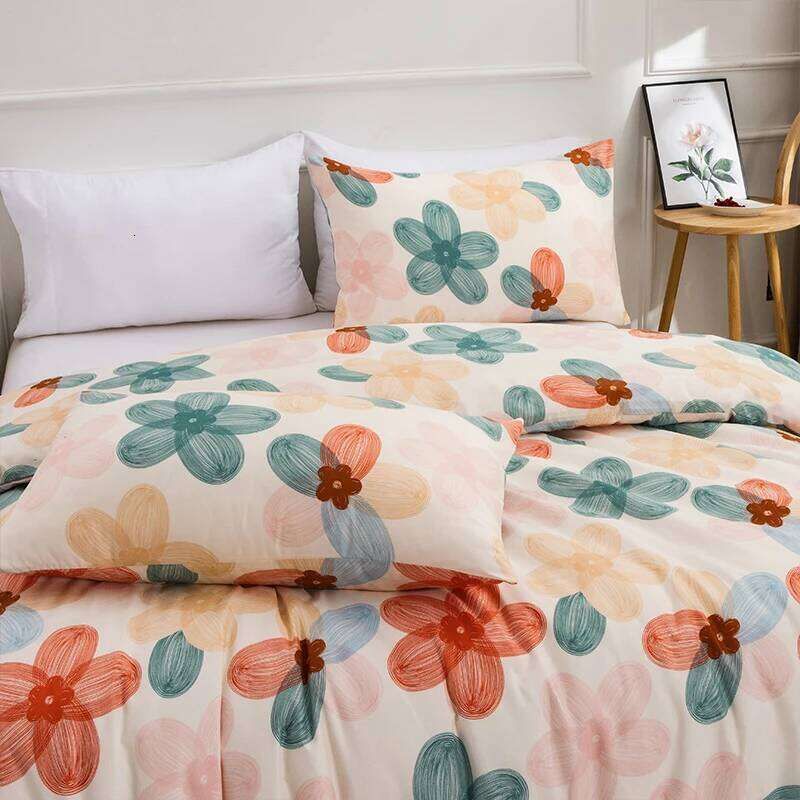 3PC Flower World Duvet Set Skin friendly 100% polyester 1Quilt Cover 2Pillowcase Without Core Four Seasons Home Decor H260311 - view 5