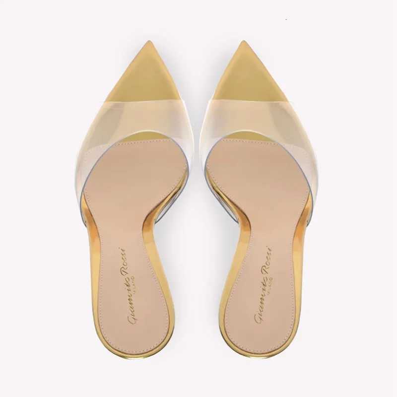 High Heels Womens Sandals Shoes 85cm Transparent High Heels Size 42 Summer Dress Sandals British Style High Quality K260311