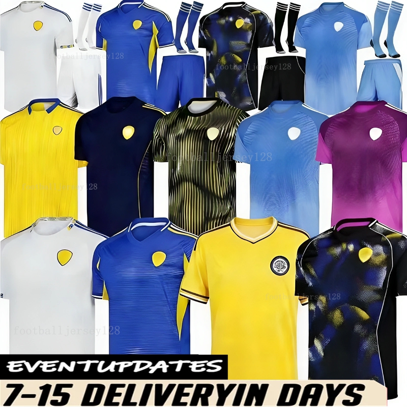 LEEDS UNITEDSS 25 26 BAMFORD Retro Llorente Soccer Jerseys Home Away 2025 2026 Adams Aaronson HARRISON Sinisterra JAMES Maillots De Football Kids Kit Football Shirt