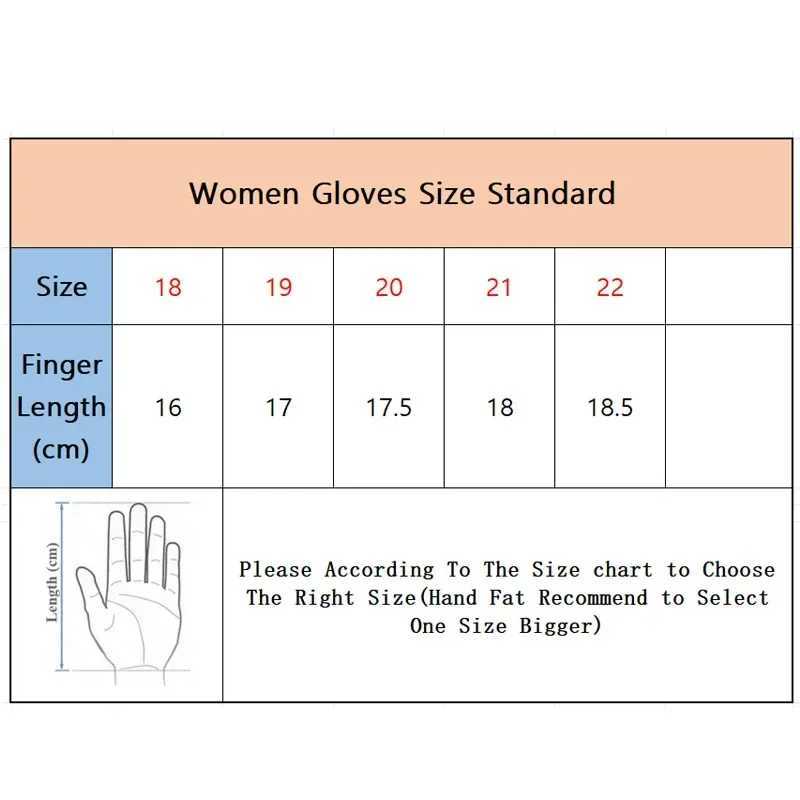 ist 1 Pair Ladies Left Right Hand Gloves Women Anti-Slip Granules Mittens Korean Style Breathable Elegant Gloves M260311