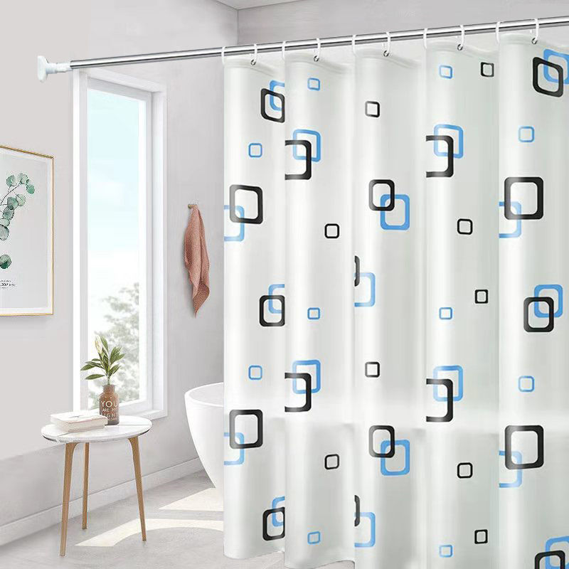 YL-38331 Waterproof and mildew-proof shower curtain, bathroom/toilet PEVA partition curtain, curtain, no drilling required, custom-made.